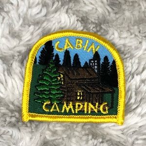 Cabin Camping Camp Out Campout Fun Patch Boy Girl Scout Badge Sew On Embroidered